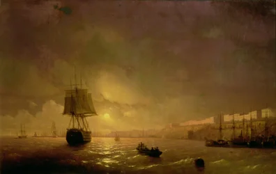 Ansicht von Odessa im Mondlicht, 1846